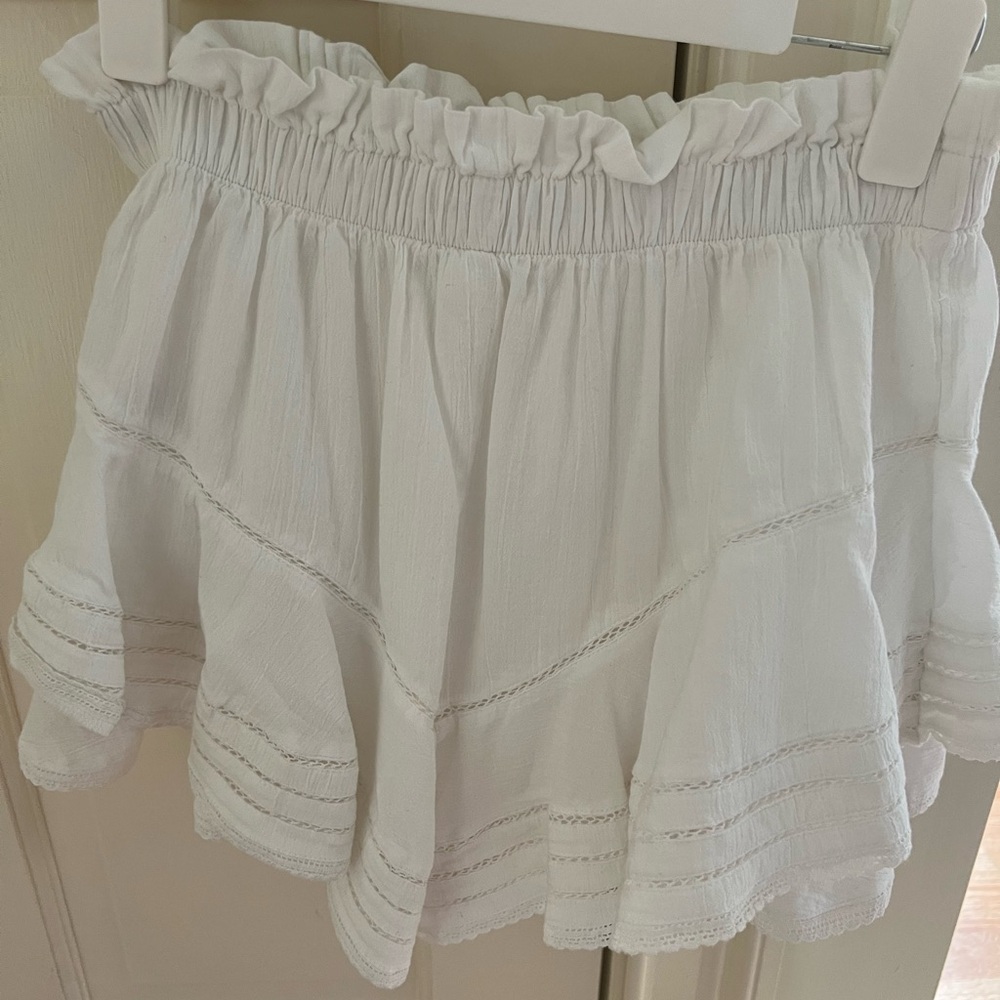 Aerie White Ruffle Skort - Picture 4 of 6